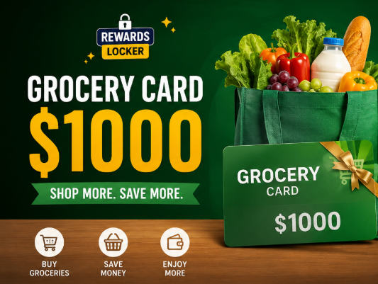 Rewards Locker – Grocery Card $1000